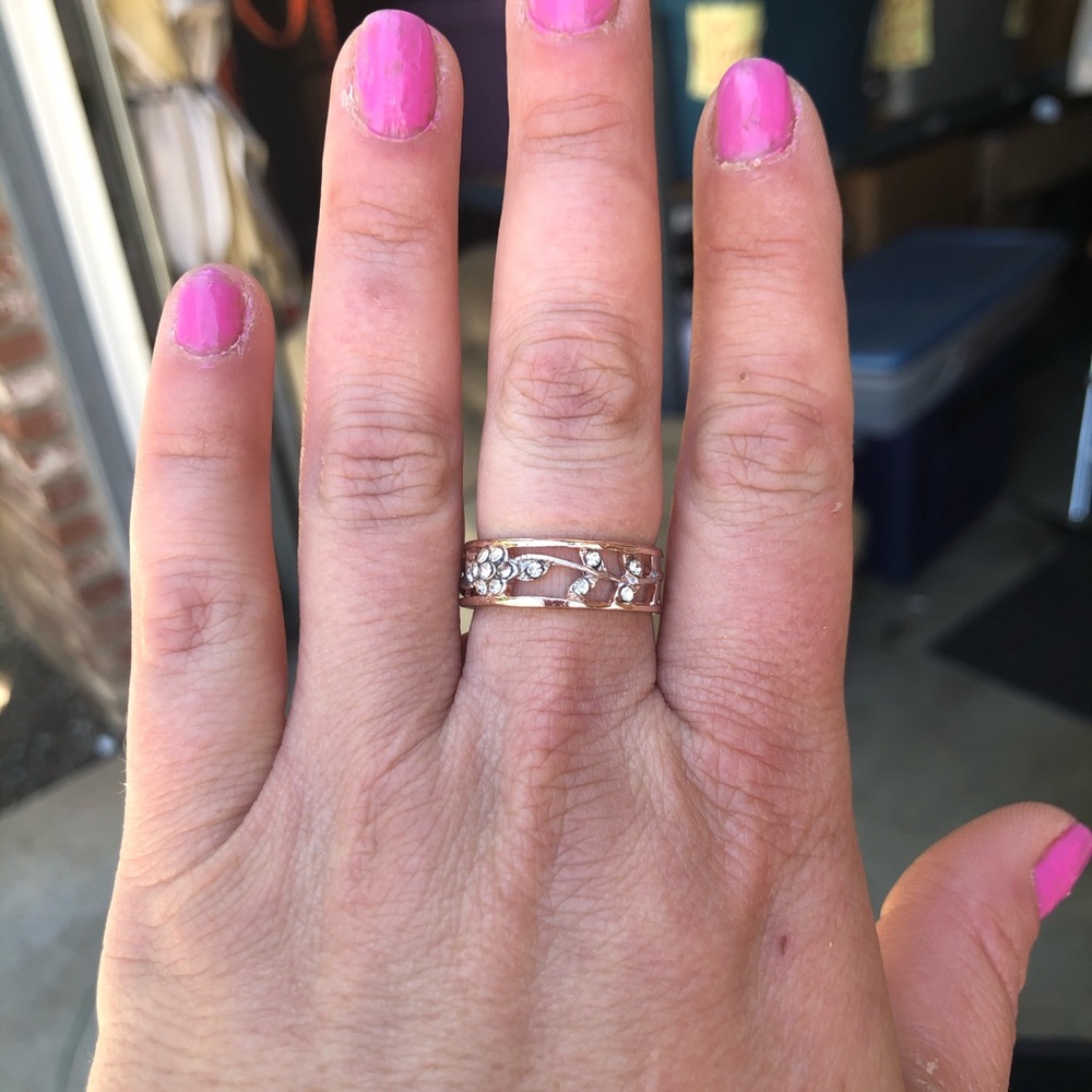 Size 10.5 Rose Gold Filled Ring/Band - Picture 5 of 7